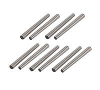 Ruilogod 10 unids de acero al carbono GB117 2.5mm Pequeño diámetro de extremo de 30 mm Pin cónico de longitud
