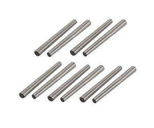 Ruilogod 10 unids de acero al carbono GB117 2.5mm Pequeño diámetro de extremo de 30 mm Pin cónico de longitud
