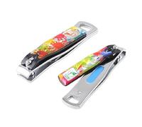 Ruilogod 2 PCS Tinta few Pattern Manicure Clavador Cutter Cutter Trimmer 8mm Cortar Ancho