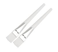 Ruilogod 2 unids plástico transparente agarre cerdas de nylon facial barro máscara cepillo 17cm para dama (id:f1 5eb 8a 506 30c