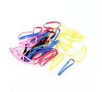 Ruilogod 40pcs bandas elásticas de goma de pelo de colores titulares de la coleta