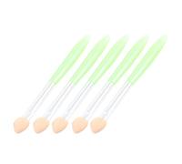 Ruilogod 5 PCS Maquillaje de belleza Mango de plástico Ojo de ojos Eyeliner Sponge Sponge Aplicadores