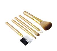 Ruilogod 5 PCS Maquillaje facial Blusher Blusher Sombreado de ojos Cepillos de ceja Peine