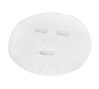 Ruilogod 50 unids Hojas de máscara facial de algodón de algodón ampliado blancopuro DIY Herramienta cosmética de cuidado de la para damas