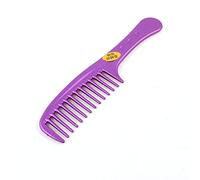 Ruilogod 6.5 pulgadas de longitud Peluquería Pino ancho resistente al calor antiestático tono plateado peine de pelo (id:a1 0e1 83 c8f ab6