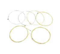 Ruilogod 6 PCS Beginners Steel Brass Acoustic Guitar Strings Set