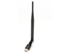 Ruilogod 802.11b / g/n 300Mbps USB2.0 Adaptador de Receptor de Tarjeta inalámbrica W Antenna