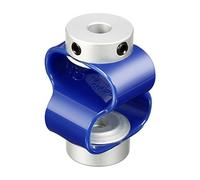 Ruilogod Acoplador de eje D18 L38 Acoplamiento flexible Encoder del motor Dia interior. 6mm a 6 mm