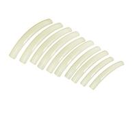 Ruilogod Acrílico DIY largo falso francés uñas arte consejos salón herramientas 10 unids blanco (id: c8 e3f db e83 641