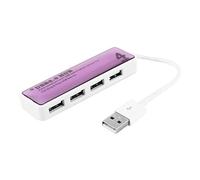 Ruilogod Adaptador de división de HU-Speed HI-Speed HI-Speed blancopuro USB 2.0 para Cuaderno