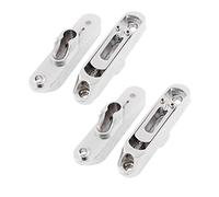 Ruilogod alloy 4 String Bass Guitar Bridge Tono de plata individual