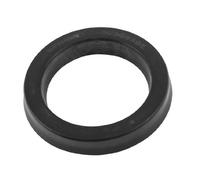 Ruilogod Anillo de sellado de aceite de goma del eje giratorio mecánico negro 75 mm x 55 mm x 12 mm