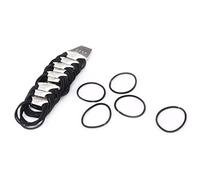 Ruilogod Banda de goma elástica para mujer, 5 cm de diámetro, 50 unidades, color negro (id: f25 de7 1a6 bba 45a