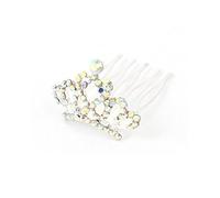 Ruilogod Boda Nupcial Brillante Rhinestone Ornamento Cabello Corona Peine Pin Tiara (id:d9 2ca f8 574 baf