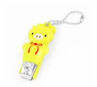 Ruilogod Bowknot de plástico amarillo de dibujos animados Cutter Cutter Cutter Cutter Clipper Manicure