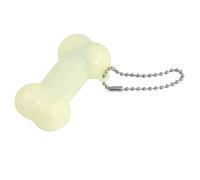 Ruilogod Caja de plástico de lechoso con forma de hueso Nali Clipper Cutter W Llavero