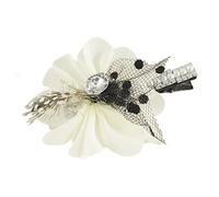 Ruilogod Chica Faux Rhinestone blancopuro Casa de gasa de gasa cocodrilo