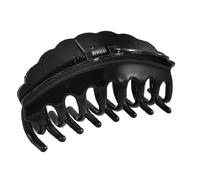 Ruilogod Clip de pelo de plástico negro para mujer, pinza de pinza de 4 pulgadas de largo 2 unids(id:5d 2e3 25 67c 494