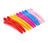 Ruilogod Color surtido PLÁSTICO PLÁSTICO PLATIVO PUBLICA CLIPS PLAYCLE PLAZA 10 PCS PARA LADY