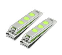 Ruilogod Cortador de 10 mm de ancho verde concha uñas Clipper tijeras 2 unids(id:5c 6e4 11 3b2 abb