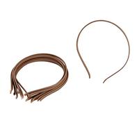 Ruilogod Diademas deportivas de metal para mujer, 10 unidades, color caqui (id: fa0 cd4 ad9 341 523