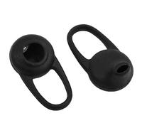 Ruilogod Ear Silicone Bud Gel Tips Pads Funda Negro 10 PCS para Auriculares en la Orej Bluetooth