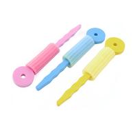 Ruilogod Esponja suave para peinado, 3 unidades, azul, amarillo, rojo (id: bf4 01e f77 ed1 607