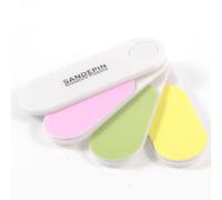 Ruilogod Folleable 4 vías Shiner Landing Block Nail File Buffer Color surtido
