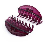 Ruilogod Herramienta de peluquería de plástico con resorte para mujer, 16 garras para el pelo, 2 unidades (id: 0df c11 6f1 bc6 078)