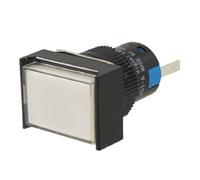 Ruilogod Indicador LED de señal de falla del accidente Lámpara piloto AC 220V