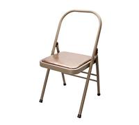 Ruilogod Iron Home Office Ejercicio Relajante Fitness Sin Respaldo Plegable Silla de Yoga Prop (id: 82a 9a8 e96 df8 a68