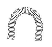 Ruilogod Lady Girl Black Flexible ondulado Metal Hairband Hair Hoop Band Decoración (id:c4 56b a3 9f1 29c