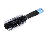 Ruilogod Manija de nolip DIY Peluquería Peña Cepillo Peine Azul Negro para Señora