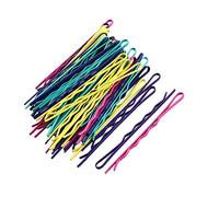 Ruilogod Metálico 50 PCS Glittery Powder Multicolor Hairstyle Clips de pelo Bobby Pins para niñas damas (id: 28c fb2 d56 6f8 670