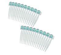 Ruilogod MUCHACHA PLÁSTICA PERIENTE DE PERIENTE DE LA PERLA DE LA PERLA DE LA PERLA DE 14 DIENTES PEB DE COLICITURO DE PEQUEÑO AZUL 2 UNIDS (id: 9d5 89d 95e f1d beb