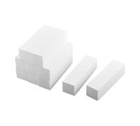 Ruilogod Nail Art Care Shiner Polish Buffer - Bloque de lijado para pulir, herramienta de arena, 10 unidades, color blanco (id: 595 5d7 b83 f61 684