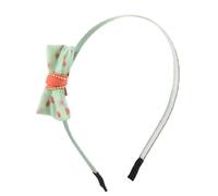 Ruilogod Niñas Puntos Bowknot Verde Pálido Poliéster Recubierto Slim Head Band Hair Hoop (id:55 269 e8 8f9 9bf