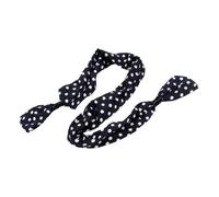 Ruilogod Niñas Señoras Lunares blancos Patrón de Patrón Flexible Banda Pelo Lazo Azul Oscuro