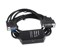 Ruilogod PC-TTY RS232 DB9 hembra a DB15 Cable PLC masculino 10 pies para SIEMENS S5