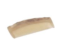Ruilogod Peine de cuerno natural con forma de pez para mujer, 12,5 cm de longitud (id: 697 156 b2e ca5 ce1)