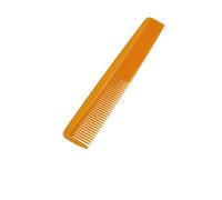 Ruilogod Peine de plástico marrón claro de doble cabeza de dientes finos anchos de 19.3 cm de largo (id:f1 c2c 3d d48 f44