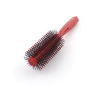 Ruilogod Peine redondo de plástico para mujer, color rojo vino, negro (id: cd5 d46 bb6 024 9cf