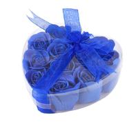 Ruilogod Pétalos de jabón de baño 12 PCS Blue Rose perfumado (id: eb3 7f8 922 d94 3d7