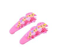 Ruilogod Pink Three Beauty Children Design Hair Clips Barrettes 2 unids para niñas damas (id:38 1f8 69 ce3 7d0