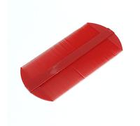 Ruilogod Plástico Mujer Señora diente fino Dual Sides Maquillaje Herramienta Peine del pelo Rojo (id:90 bc2 1a 4ef 92f