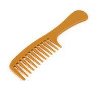 Ruilogod Plástico mujeres señora peluquería peine de pelo dentado ancho marrón (id:7b 22c 05 812 750