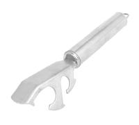 Ruilogod Plato placa abrazadera lengua abrebotellas 7 pulgadas largo tono plata