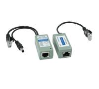 Ruilogod Power Over Ethernet Pasivo RJ45 PoE Inyector Splitter Cable Set