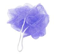 Ruilogod Puf de baño de malla morada de 3.9 pulgadas de diámetro, 2 unidades