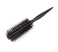 Ruilogod Rollo de plástico con forma de cilindro para peluquería rizada, peine recto marrón (id: eaf 7de 4a1 446 f17